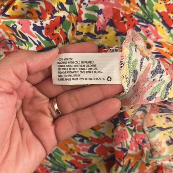 Rixo x Target Colorful Floral Puff Sleeve Midi Dress - Picture 15 of 15